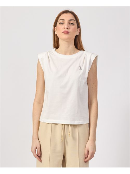 Patrizia Pepe sleeveless cotton T-shirt PATRIZIA PEPE | 8M1685-J265W103